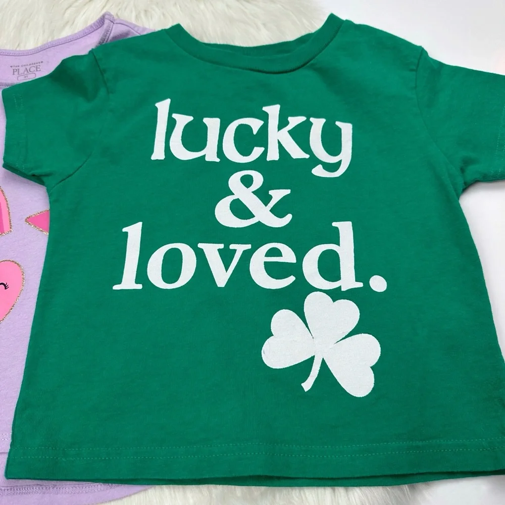 The Children's Place, Rabbit Skins, PoGo Club of NY Girls Toddler T-Shirt Bundle